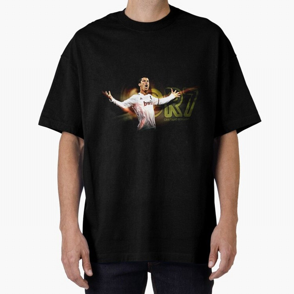 cristiano ronaldo 887 Oversized T-Shirt Capture Stadium Memories from FIFA World Cup 2026 with Messi, Portugal Energy, Worldwide Fan Energy, Dramatic Goals, Stadium Lights and Championship Celebrations; Created for Match Day Parties, Soccer Gifts,