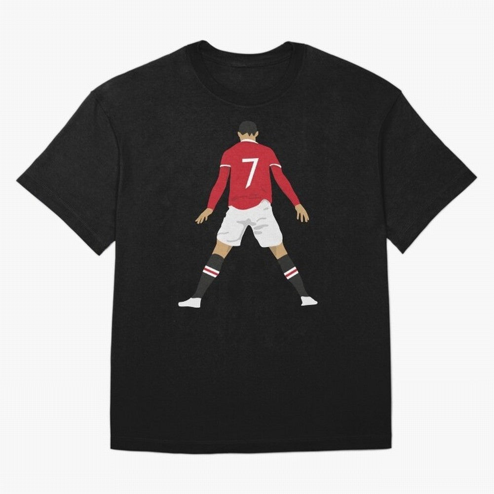 CR7 Man U SIIIIIUUUUUUU (Celebration) Oversized T-Shirt Bring Bold Fan Energy to FIFA World Cup 2026 Group Stage for Fans of Haaland and Spain and Netherlands, Bringing Football Passion, Legendary Performances, Festival Vibes and Supporter
