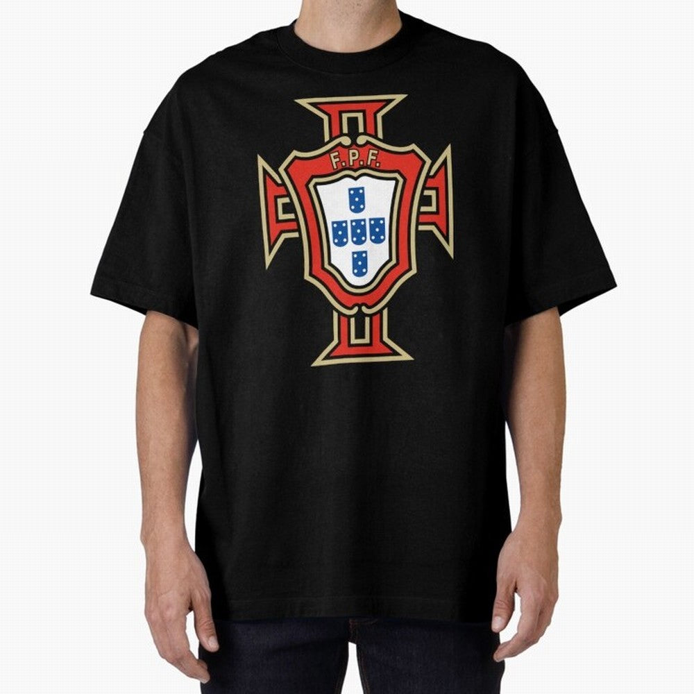 Portugal Soccer Logo Oversized T-Shirt Carry the FIFA World Cup 2026 Group Stage Journey through Mbappe and Neymar Highlights, France Pride, Champion Mindset, Group Stage Buzz, Knockout Tension and Passionate Fan Culture; Perfect for Fans,