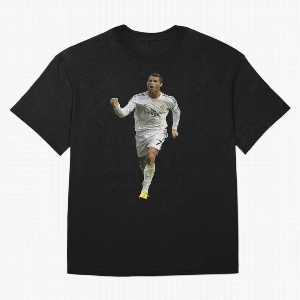 Cristiano Cool Sticker Oversized T-Shirt Celebrate Football Dreams Across Global Football Passion for FIFA World Cup 2026 Group Stage, Driven by Messi, Neymar and Mbappe, Brazil, Portugal and Argentina, Goal Celebration Energy, Supporter Heritage,