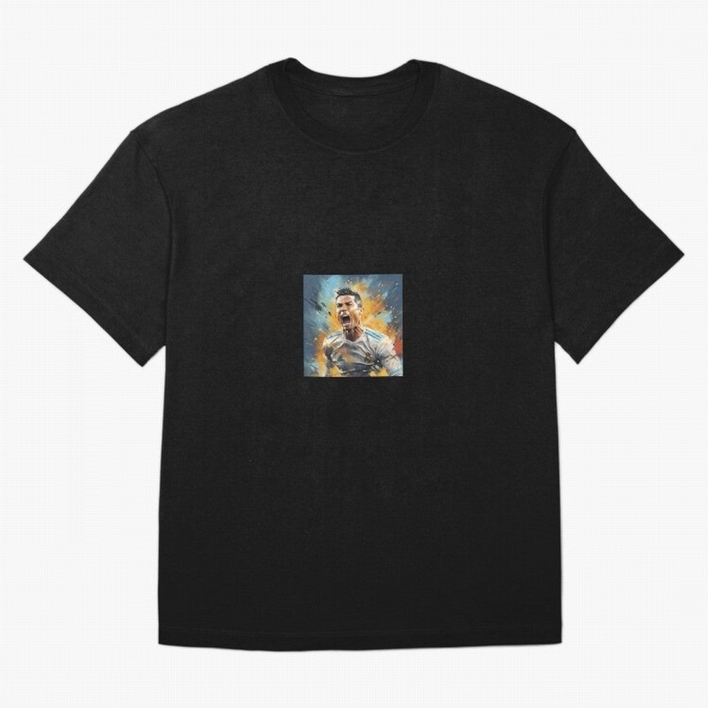 Cristiano Ronaldo Oversized T-Shirt Refresh the FIFA World Cup 2026 Group Stage Journey through CR7 and Messi Highlights, Germany Pride, Stadium Chants, National Pride, Trophy Dreams and Unforgettable Football Memories; Ideal for Fans Who Follow