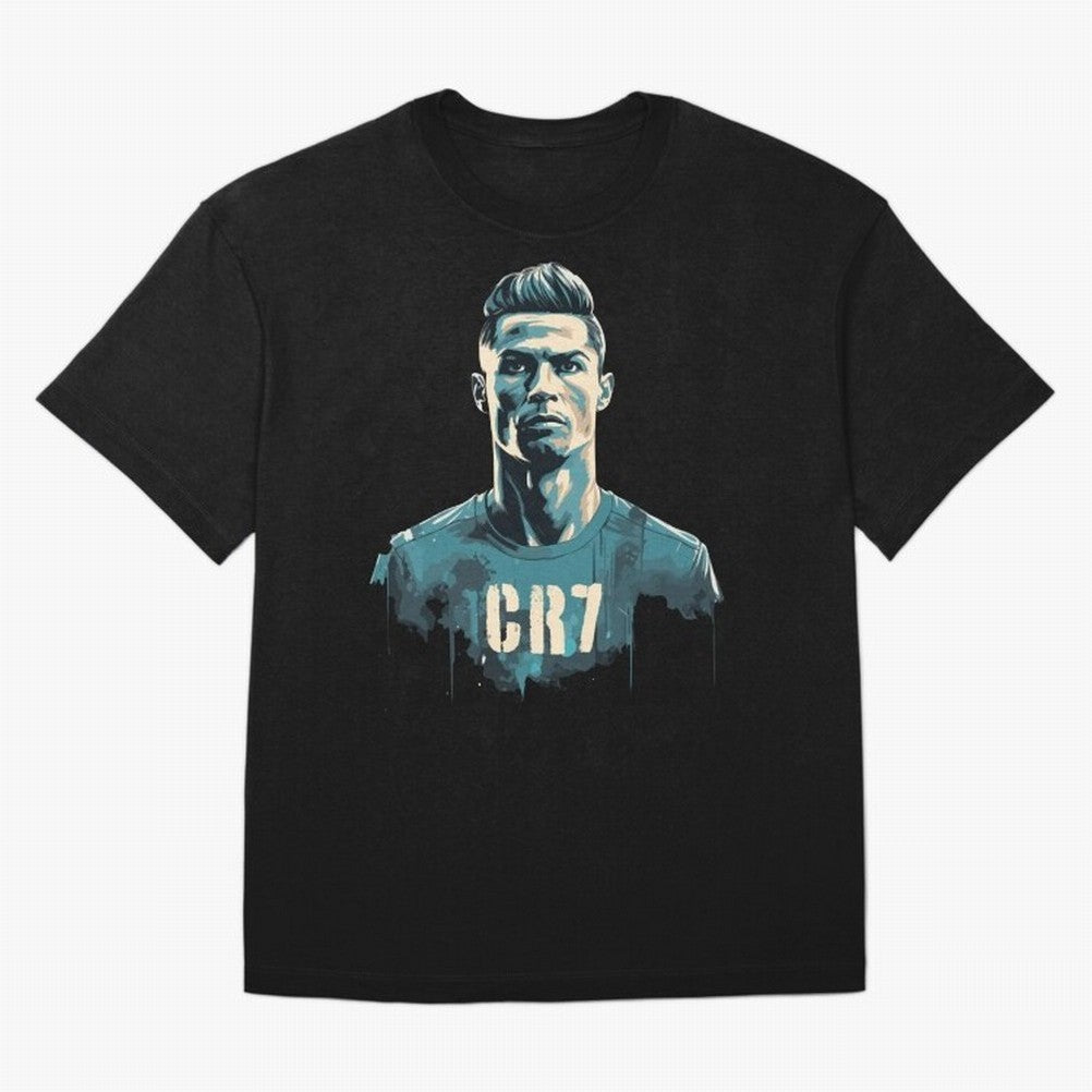 CR7 Oversized T-Shirt Show Championship Spirit for Global Football Passion for FIFA World Cup 2026, Built around Mbappe, Germany, Soccer Culture, Superstar Moments, National Team Dreams and Competitive Fire; Created for Match Day Parties, Soccer