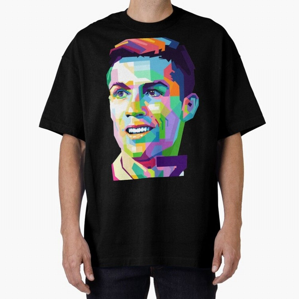 Cristiano Ronaldo CRISTIANO RONALDO 7 Oversized T-Shirt Spotlight the FIFA World Cup 2026 Journey through Messi, CR7 and Mbappe Highlights, England, France and Netherlands Pride, Football Passion, Legendary Performances, Festival Vibes and