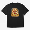 CR7 Five Ballon d'Or Trophies Cartoon ¨C Football Legend Illustration Oversized T-Shirt Represent the Passion of FIFA World Cup 2026 Spirit, Built around England, France and Netherlands, Mbappe and Neymar, Soccer Culture, Superstar Moments,