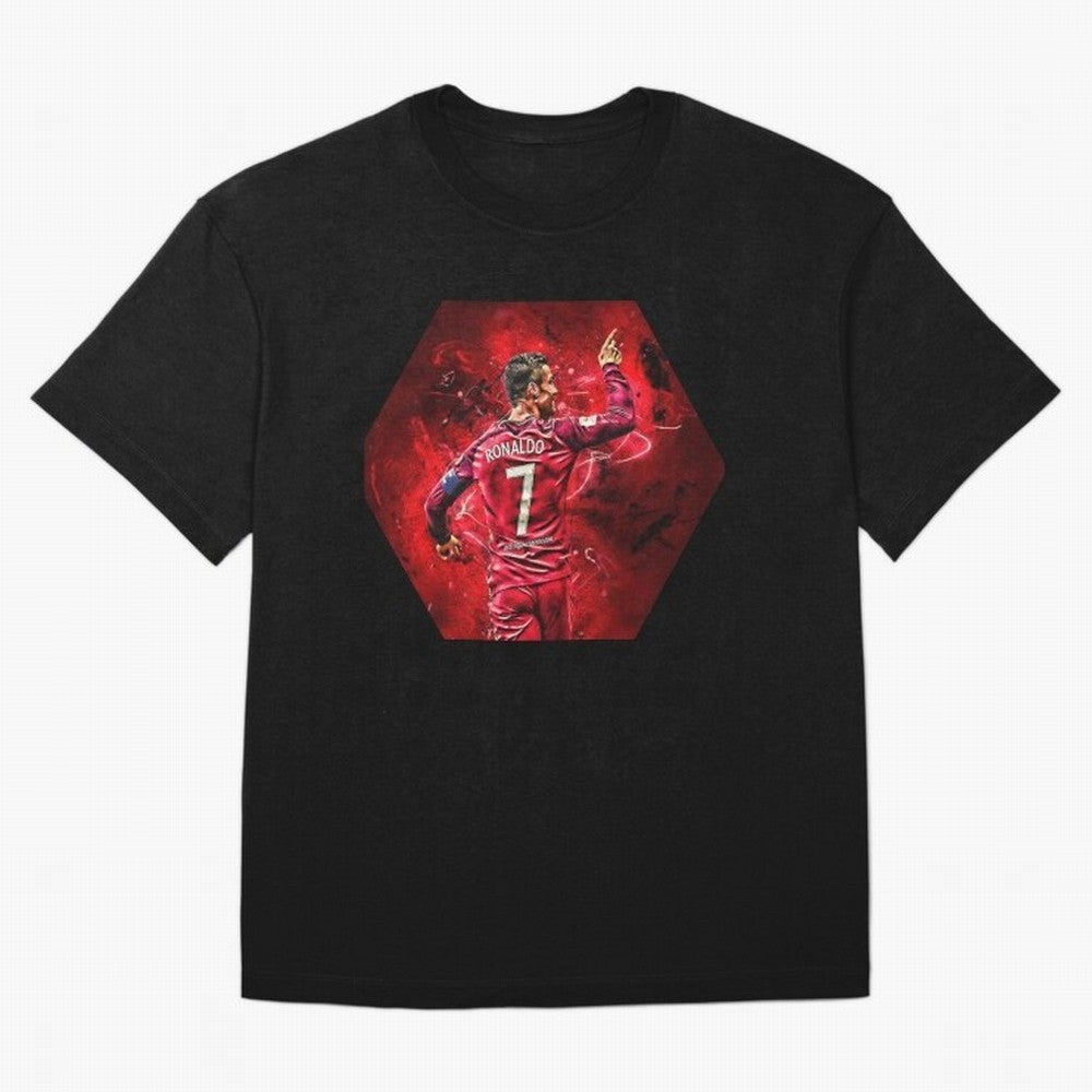 CR7 Art Oversized T-Shirt Celebrate Global Passion for FIFA World Cup 2026 Spirit, Filled with Brazil, Neymar, Stadium Memories, Football Loyalty, International Chants and Championship Tradition; Made for Die Hard Supporters, Soccer Lovers, Game