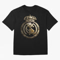 Madrid Oversized T-Shirt Bring a Champion Mindset to FIFA World Cup 2026 USA Canada Mexico for Fans of CR7 and Messi and Argentina, Bringing Vintage Soccer Flavor, Modern Football Stars, National Flags and Final Night Emotion; Ideal for Football