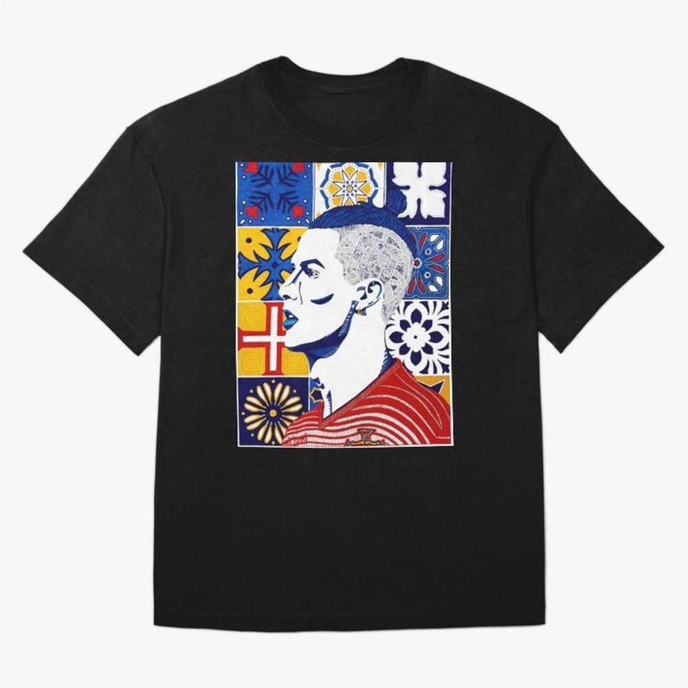 Cristiano Ronaldo Cristiano Ronaldo Azulejos Oversized T-Shirt Share Match Day Hype around FIFA World Cup 2026 Group Stage, Mbappe, Spain and Netherlands, Stadium Memories, Football Loyalty, International Chants and Championship Tradition; Ideal