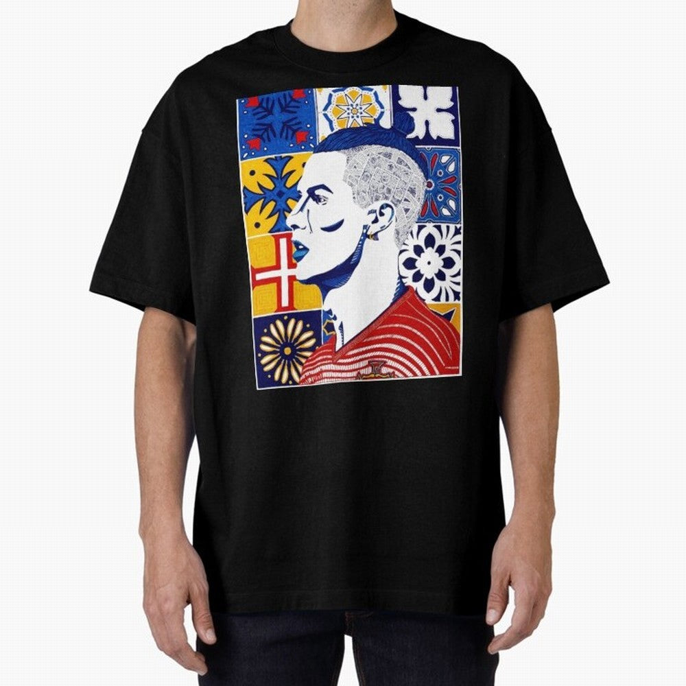 Cristiano Ronaldo Cristiano Ronaldo Azulejos Oversized T-Shirt Share Match Day Hype around FIFA World Cup 2026 Group Stage, Mbappe, Spain and Netherlands, Stadium Memories, Football Loyalty, International Chants and Championship Tradition; Ideal