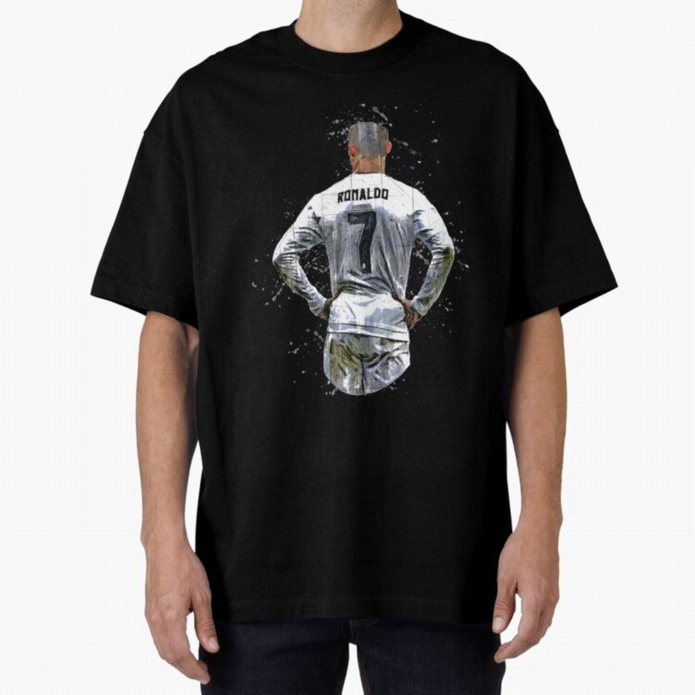Cristiano Ronaldo Cristiano Ronaldo cr7 Oversized T-Shirt Bring International Match Energy to Match Day Hype around FIFA World Cup 2026 USA Canada Mexico, CR7 and Messi, Netherlands, Stadium Memories, Football Loyalty, International Chants and
