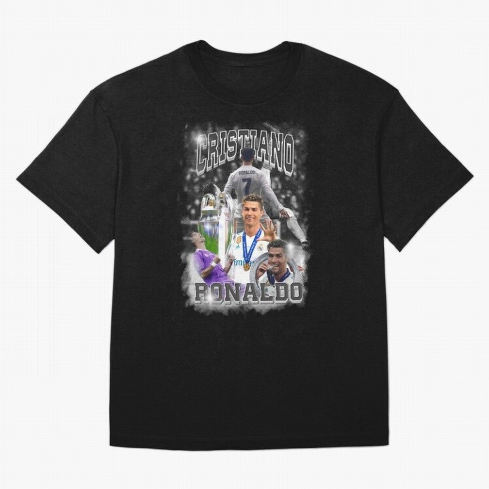 Cristiano Ronaldo Oversized T-Shirt Relive Legendary Nights from FIFA World Cup 2026 Group Stage for Fans of CR7 and Messi and Spain and Netherlands, Bringing Sports Nostalgia, International Competition, Famous Players and Unforgettable Victories;