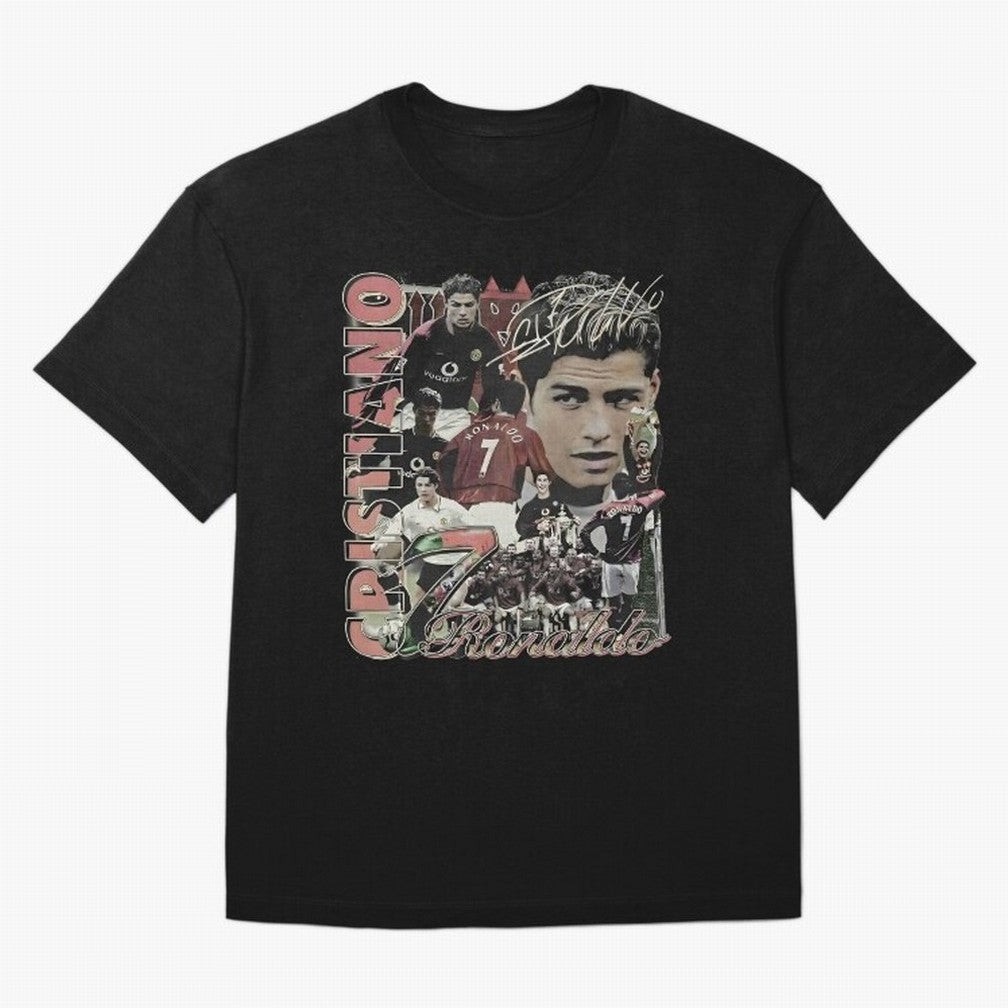 Limited Cristiano Ronaldo CR7 Vintage Oversized T-Shirt Show Support during Global Football Passion for FIFA World Cup 2026 USA Canada Mexico, Featuring Neymar, Argentina, France and Brazil, Stadium Chants, National Pride, Trophy Dreams and