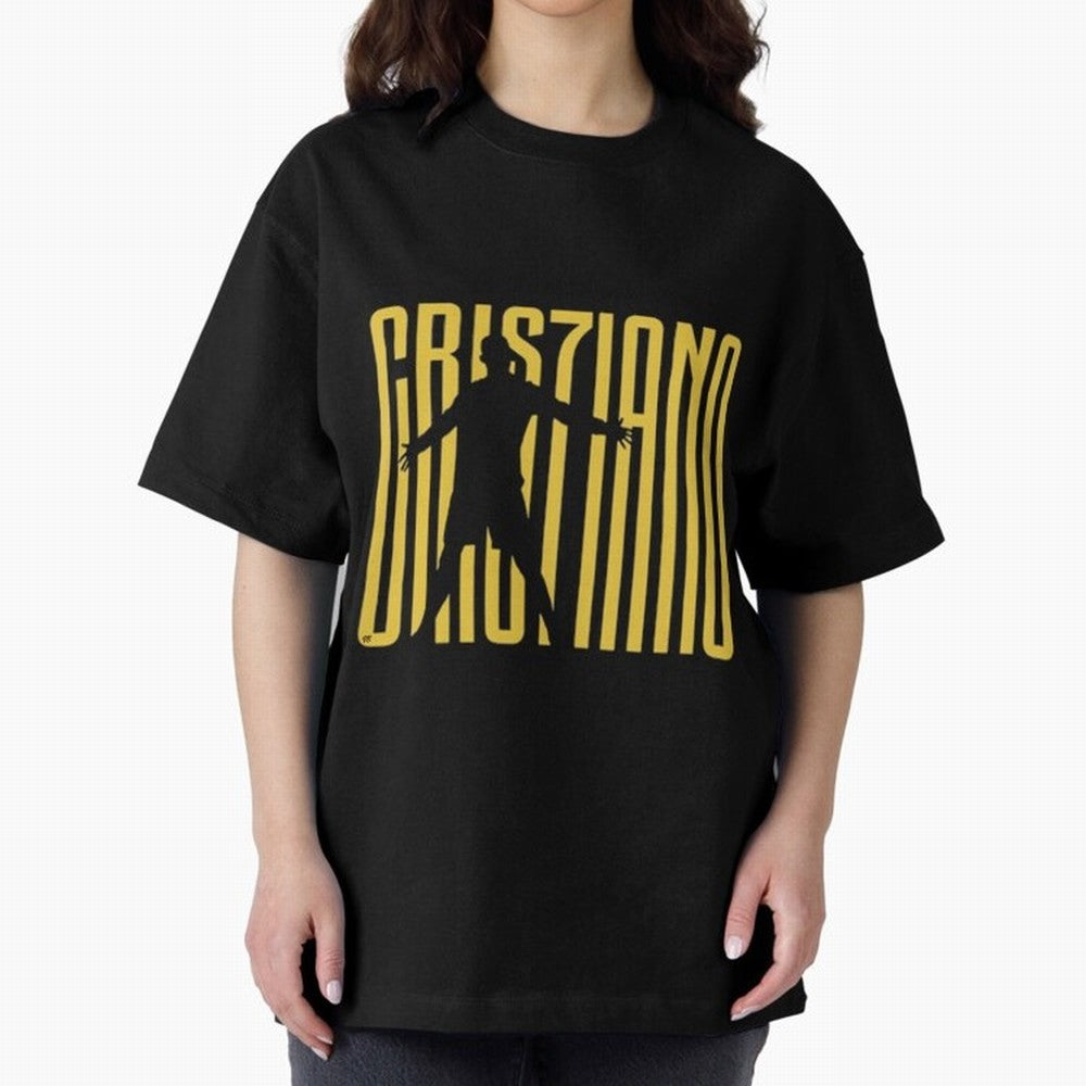 Cristiano Ronaldo Oversized T-Shirt Keep the Match Day Mood of FIFA World Cup 2026 Group Stage for Fans of Haaland and Portugal, Spain and Germany, Bringing Football Festival Excitement, Trophy Ambitions, Country Rivalries and Star Player Buzz;