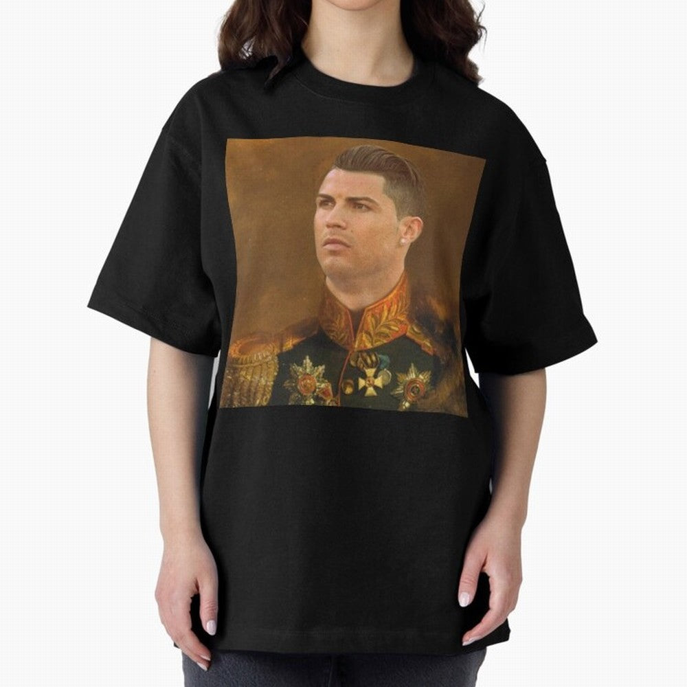 cristiano ronaldo - replaceface Oversized T-Shirt Fuel FIFA World Cup 2026 USA Canada Mexico for Fans of Haaland and Germany, Bringing Stadium Chants, National Pride, Trophy Dreams and Unforgettable Football Memories; Great for Supporters Who Love
