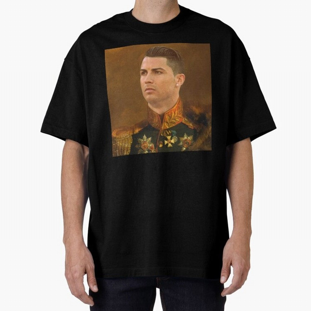 cristiano ronaldo - replaceface Oversized T-Shirt Fuel FIFA World Cup 2026 USA Canada Mexico for Fans of Haaland and Germany, Bringing Stadium Chants, National Pride, Trophy Dreams and Unforgettable Football Memories; Great for Supporters Who Love