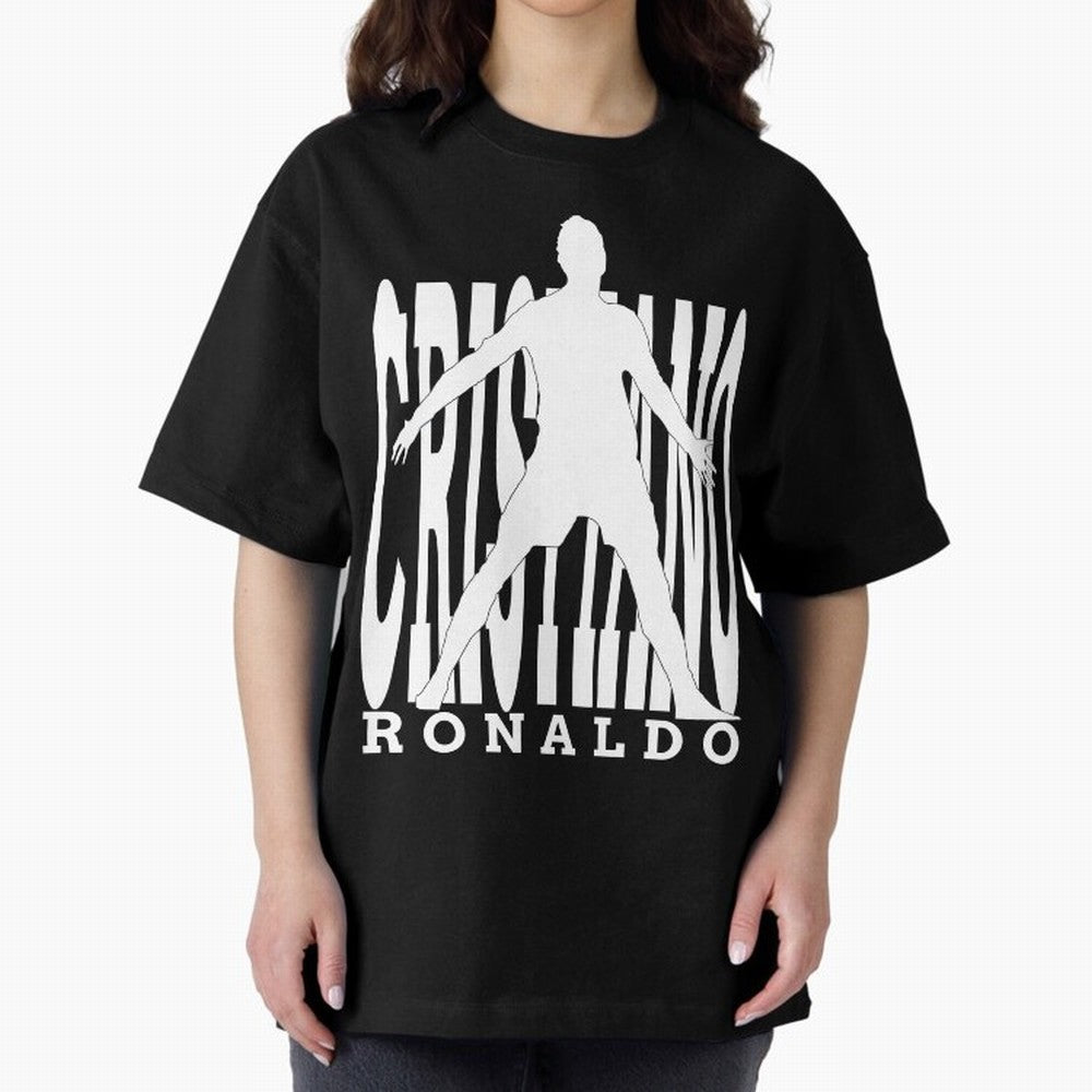 Cristiano Ronaldo - The Legend! Oversized T-Shirt Celebrate National Team Dreams in FIFA World Cup 2026 for Fans of CR7 and Spain and Netherlands, Bringing Football Passion, Legendary Performances, Festival Vibes and Supporter Community; Made for