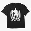 Cristiano Ronaldo - The Legend! Oversized T-Shirt Celebrate National Team Dreams in FIFA World Cup 2026 for Fans of CR7 and Spain and Netherlands, Bringing Football Passion, Legendary Performances, Festival Vibes and Supporter Community; Made for