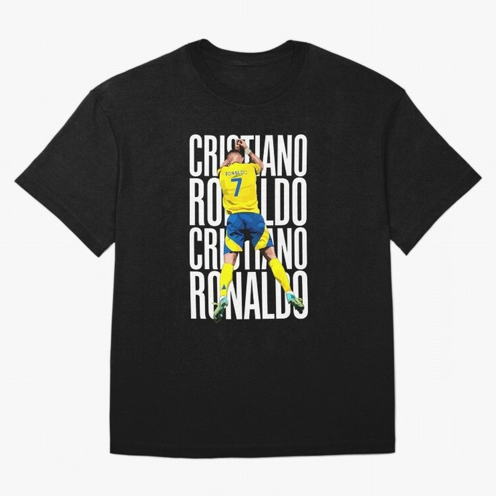Cristiano Ronaldo Siuuuu Celebration Oversized T-Shirt Bring a Champion Mindset to Match Day Hype around FIFA World Cup 2026, Mbappe and Neymar, Argentina and Brazil, Tournament Hype, Historic Matchups, Family Viewing Parties and Global Sports