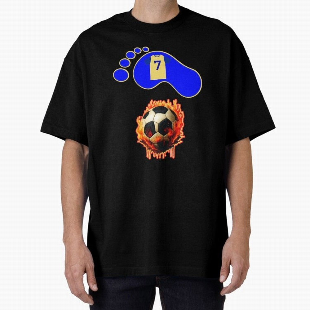 Cristiano Ronaldo 7 Oversized T-Shirt Carry the Dream of FIFA World Cup 2026 USA Canada Mexico for Fans of Messi, Neymar and Mbappe and Netherlands, Bringing Football History, Final Match Energy, Crowd Noise and Once in a Lifetime Moments; Ideal