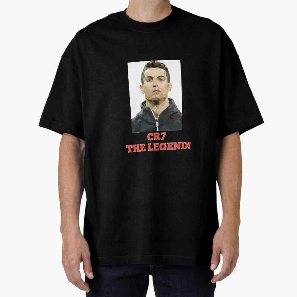 Cristiano Ronaldo Fantasy CR7 T Shirt Oversized T-Shirt Celebrate Global Football Passion for FIFA World Cup 2026, with CR7 and Messi, Germany, Global Supporter Spirit, Legendary Goals, National Colors and Tournament Celebration; Great for