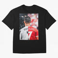 Cristiano Ronaldo , Manchester Star , Football Poster 2122 Star Oversized T-Shirt Keep the Legacy of Global Football Passion for FIFA World Cup 2026 Group Stage, Made for Mbappe, Netherlands, Tournament Hype, Historic Matchups, Family Viewing