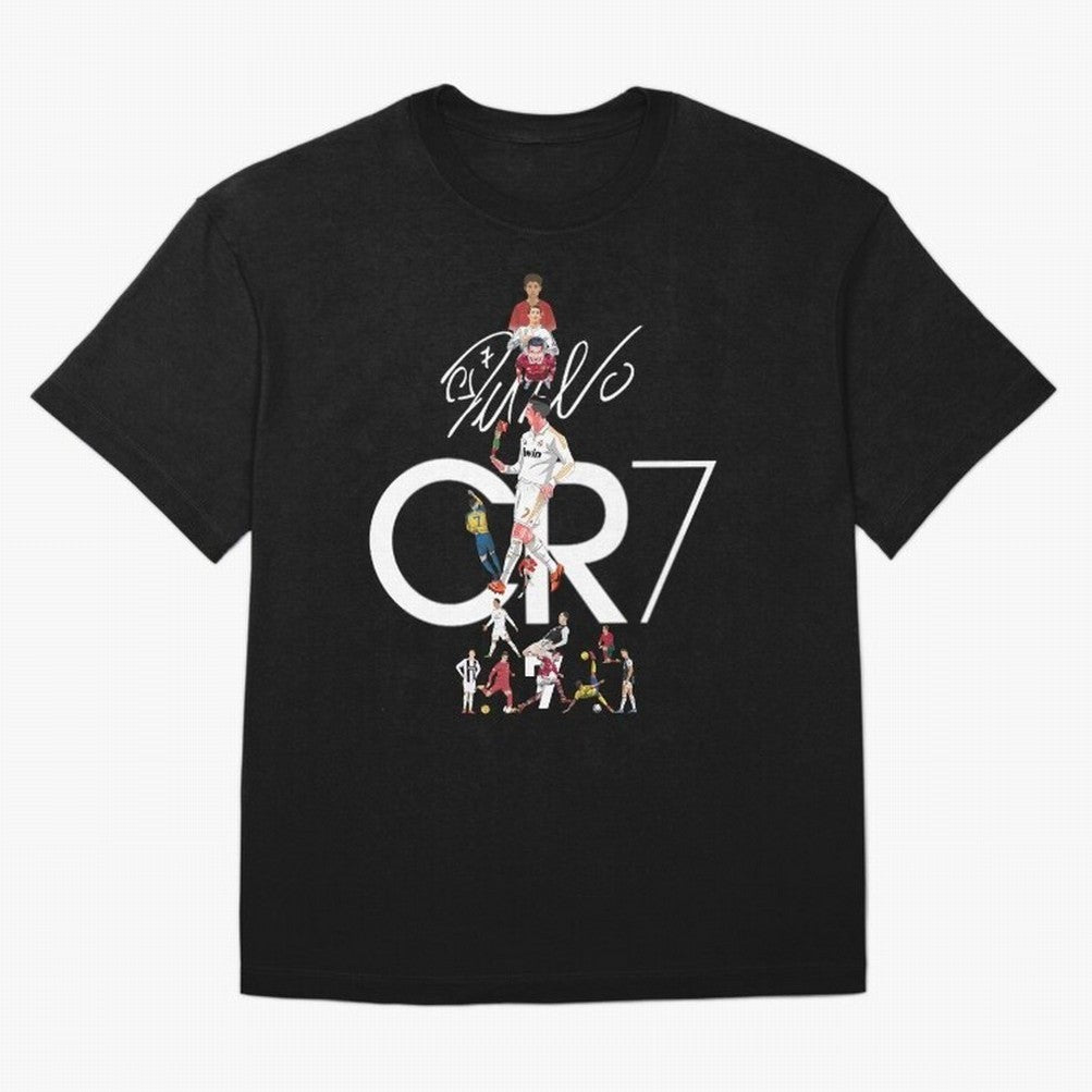CR7 Oversized T-Shirt Back Your Heroes with the FIFA World Cup 2026 Journey through Messi, Neymar and Mbappe Highlights, Netherlands Pride, Supporter Pride, Iconic Celebrations, Legendary Names and Global Match Day Energy; Ideal for Football Dads,