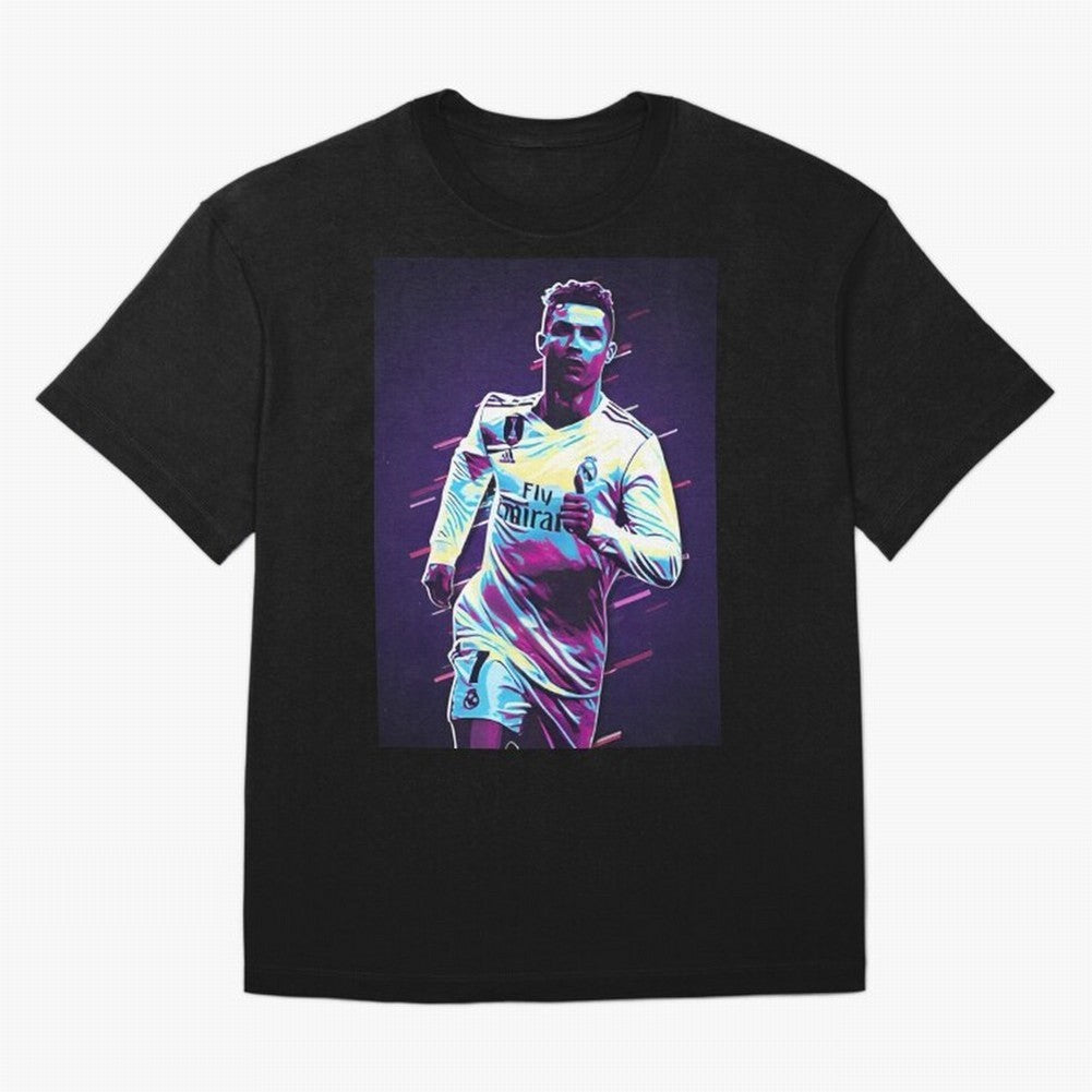 Cr7 Oversized T-Shirt Mark Global Football Passion for FIFA World Cup 2026 USA Canada Mexico, Built around Haaland, France and Portugal, Goal Celebration Energy, Supporter Heritage, Football Icons and Worldwide Tournament Joy; Ideal for Football