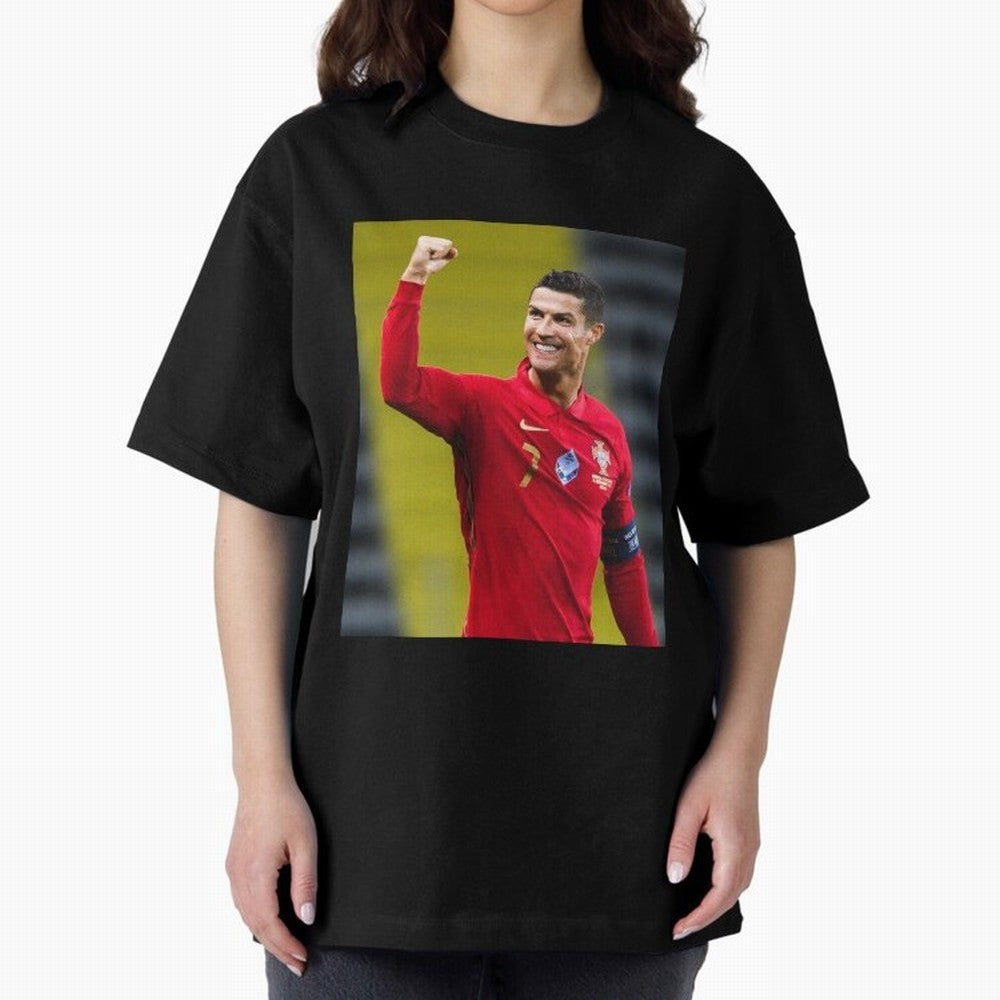 Cr7 | Cristiano Ronaldo | Portugal Oversized T-Shirt Join Supporters Worldwide for the FIFA World Cup 2026 Journey through Cristiano Ronaldo Highlights, Germany Pride, Retro Football Energy, Iconic Rivalries, Trophy Chase Drama and Stadium