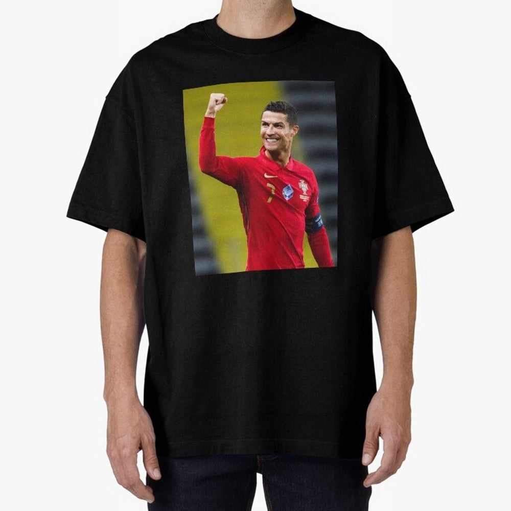 Cr7 | Cristiano Ronaldo | Portugal Oversized T-Shirt Join Supporters Worldwide for the FIFA World Cup 2026 Journey through Cristiano Ronaldo Highlights, Germany Pride, Retro Football Energy, Iconic Rivalries, Trophy Chase Drama and Stadium