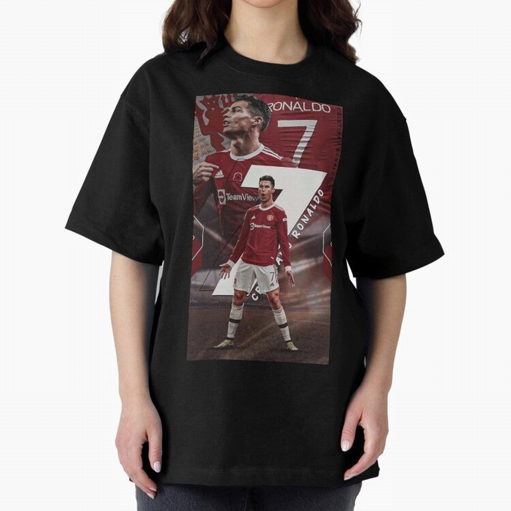 Cristiano Ronaldo Oversized T-Shirt Celebrate Supporters United by FIFA World Cup 2026 Group Stage Spirit, Featuring Germany, Cristiano Ronaldo, Goal Celebration Energy, Supporter Heritage, Football Icons and Worldwide Tournament Joy; Great for