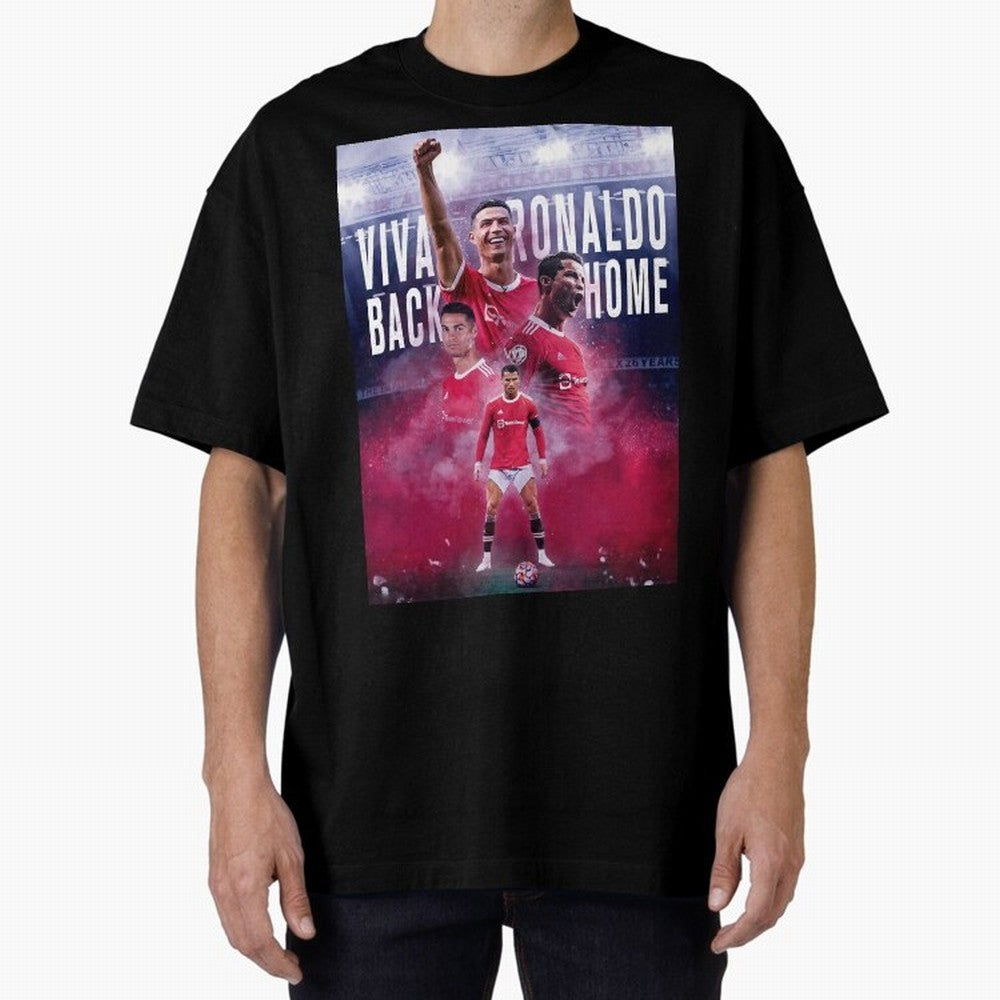 Cristiano Ronaldo Cr7 The Legend Of Manchester United , Ronaldo Gifts, Ronaldo Best Selling , Ronald Oversized T-Shirt Join FIFA World Cup 2026 USA Canada Mexico Connected to Haaland, Portugal, Spain and Germany Energy, Vintage Soccer Flavor,
