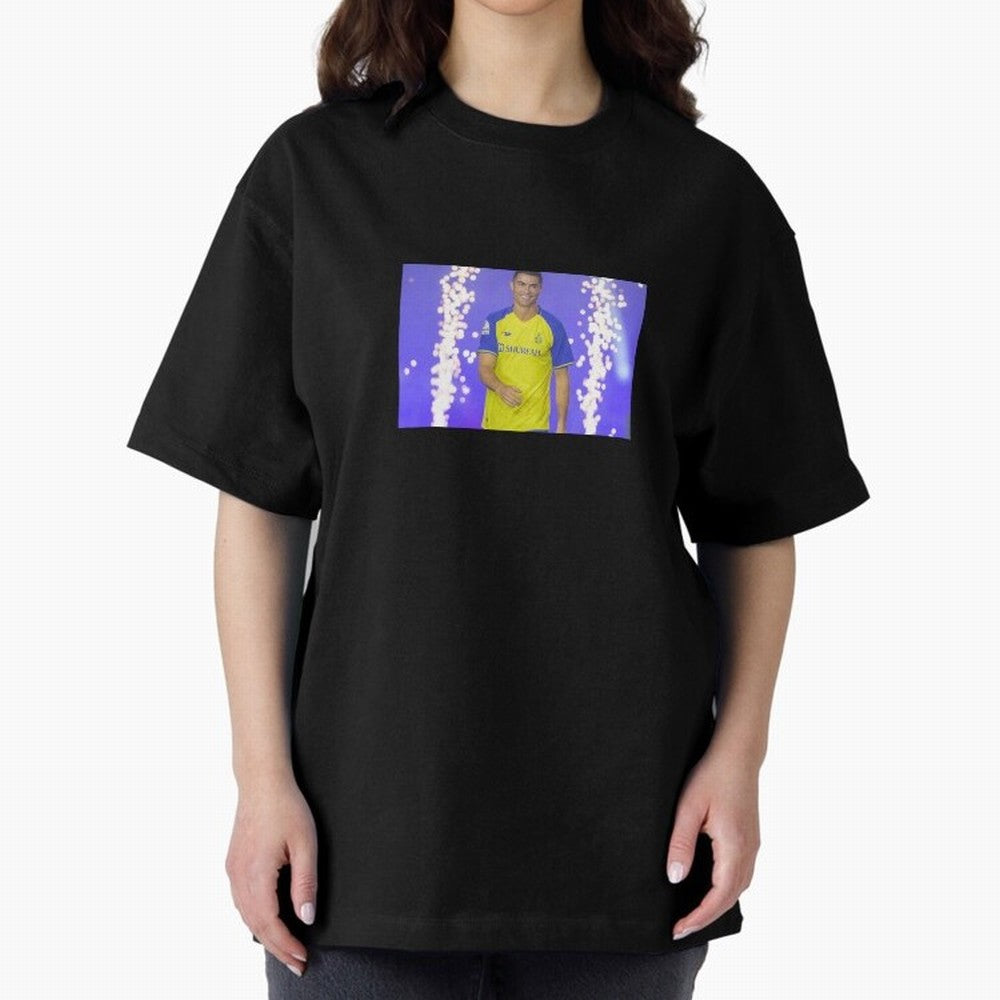 CRISTIANO RONALDO AL NASSR Oversized T-Shirt Celebrate Classic Football Spirit in the FIFA World Cup 2026 Journey through Messi, CR7 and Mbappe Highlights, Brazil, Portugal and Argentina Pride, Champion Mindset, Group Stage Buzz, Knockout Tension
