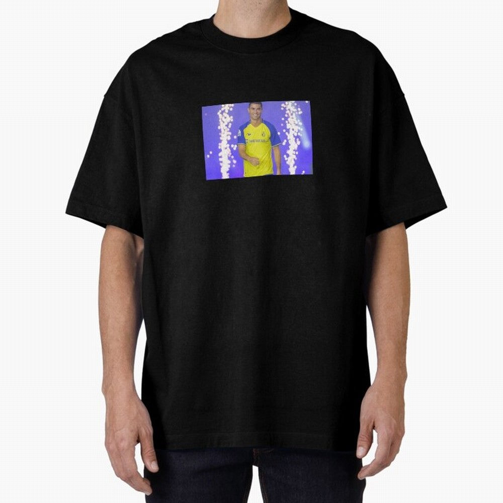 CRISTIANO RONALDO AL NASSR Oversized T-Shirt Celebrate Classic Football Spirit in the FIFA World Cup 2026 Journey through Messi, CR7 and Mbappe Highlights, Brazil, Portugal and Argentina Pride, Champion Mindset, Group Stage Buzz, Knockout Tension