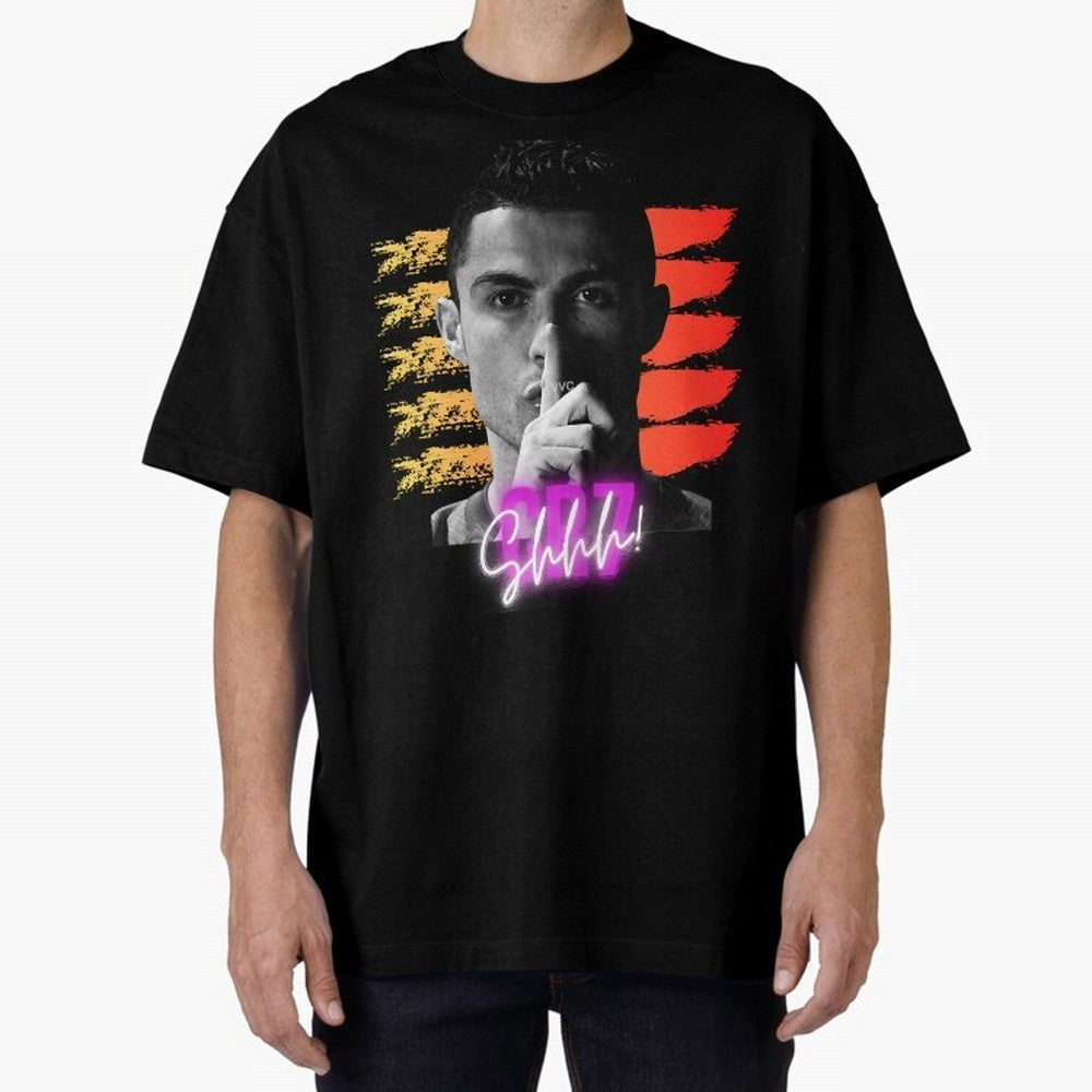 Cristiano Ronaldo cr7 portugal Oversized T-Shirt Capture Stadium Memories from Match Day Hype around FIFA World Cup 2026, CR7, France, Championship Spirit, Famous Goals, Roaring Crowds and International Football Unity; Ideal for Fans Who Follow