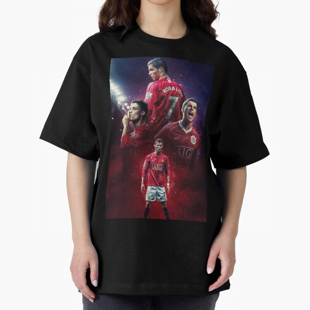 CR7 Art Wallpaper Ronaldo Posters Oversized T-Shirt Experience the Global Stage of the FIFA World Cup 2026 Journey through Messi and Cristiano Ronaldo Highlights, Germany Pride, Stadium Chants, National Pride, Trophy Dreams and Unforgettable