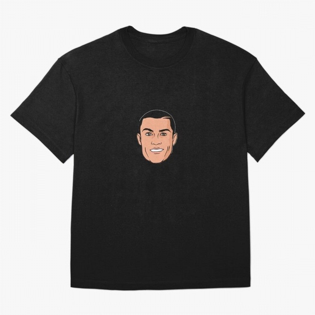 CR7 , Cristiano Ronaldo fan-art Oversized T-Shirt Show Championship Spirit for the FIFA World Cup 2026 Group Stage Journey through Messi, CR7 and Mbappe Highlights, Spain and Netherlands Pride, Classic Soccer Heritage, Championship Pressure, Fan