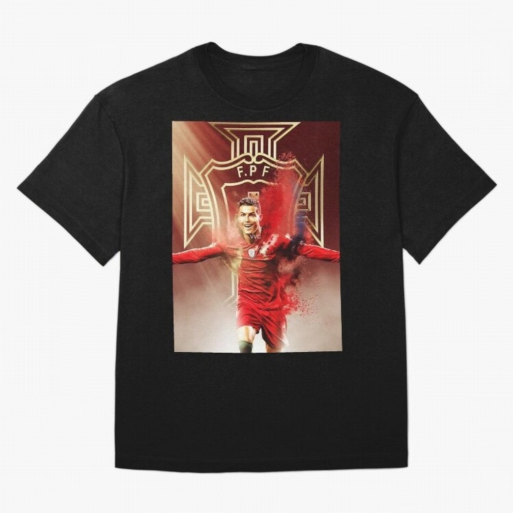 CR>7 Por Oversized T-Shirt Celebrate National Team Dreams in Match Day Hype around FIFA World Cup 2026, Messi and Cristiano Ronaldo, Portugal, Supporter Pride, Iconic Celebrations, Legendary Names and Global Match Day Energy; Ideal for Fans Who