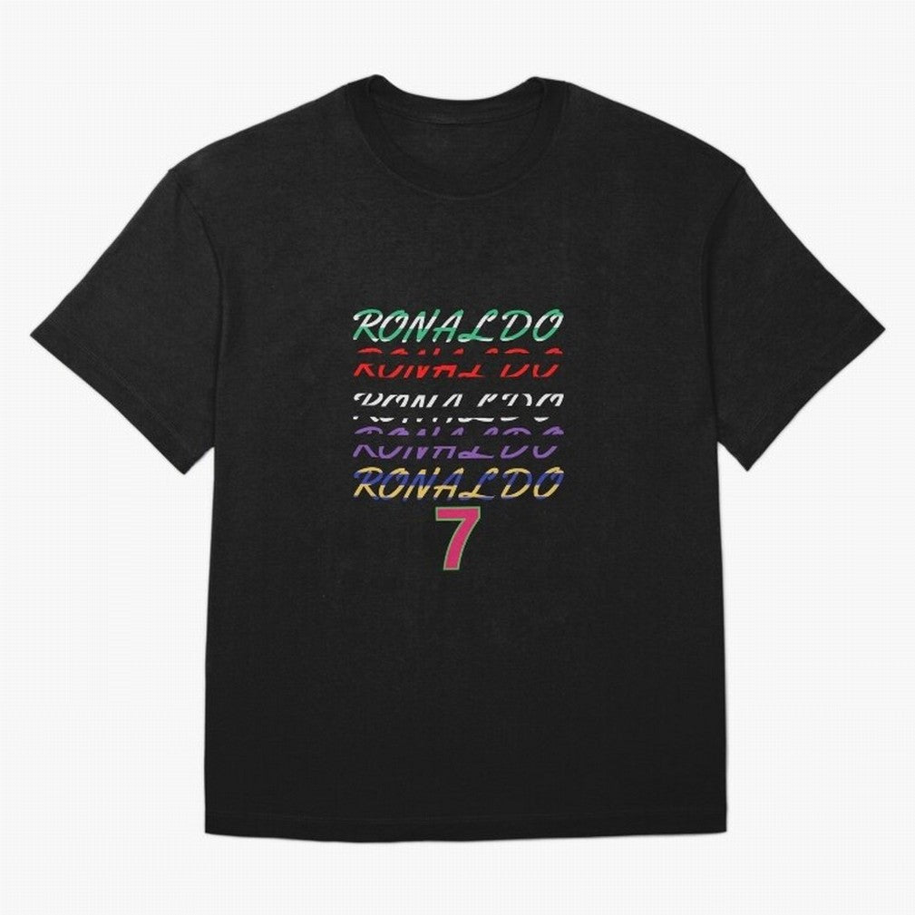 WITH CR7 RONALDO - ALL CAREER Oversized T-Shirt Celebrate the Stars of FIFA World Cup 2026 USA Canada Mexico Made for Haaland and Mbappe, Netherlands Energy, Supporter Pride, Iconic Celebrations, Legendary Names and Global Match Day Energy; Ideal