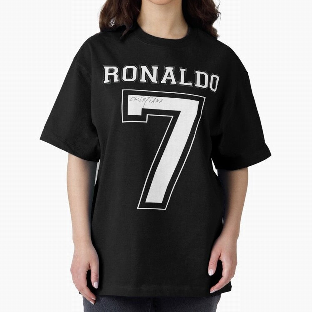 cristiano ronaldo Oversized T-Shirt Show Up for the Glory of FIFA World Cup 2026 Group Stage Highlighting CR7 and Messi, Argentina and Brazil Energy, Match Day Excitement, Supporter Culture, Golden Goals and Global Football Passion; Ideal for Fans