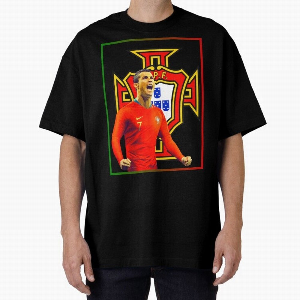 cristiano ronaldo Oversized T-Shirt Fuel the Hype around Global Football Passion for FIFA World Cup 2026 USA Canada Mexico, Filled with Haaland and Mbappe, Brazil, Portugal and Argentina, Sports Nostalgia, International Competition, Famous Players