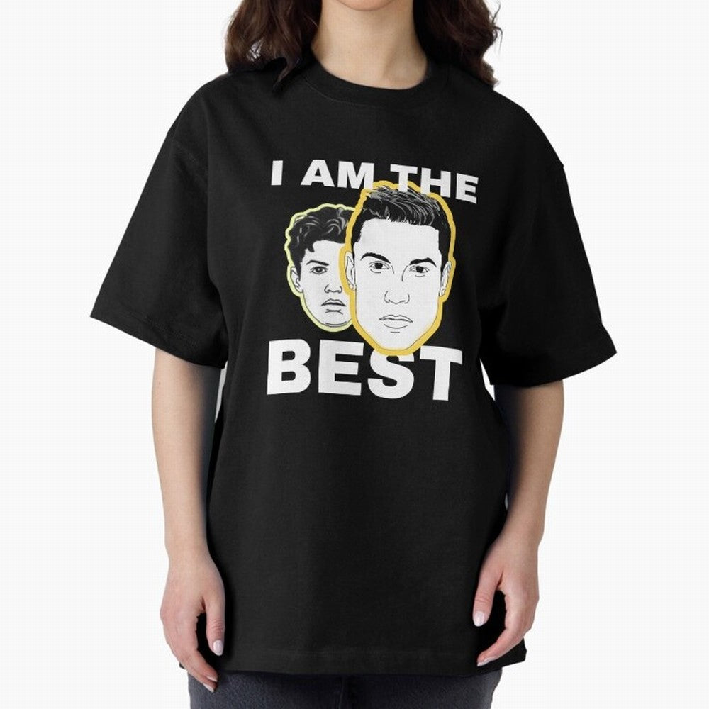 Cristiano Ronaldo - I Am The Best. Oversized T-Shirt Honor FIFA World Cup 2026 USA Canada Mexico for Fans of Messi, CR7 and Mbappe and England and Germany, Bringing Stadium Chants, National Pride, Trophy Dreams and Unforgettable Football Memories;