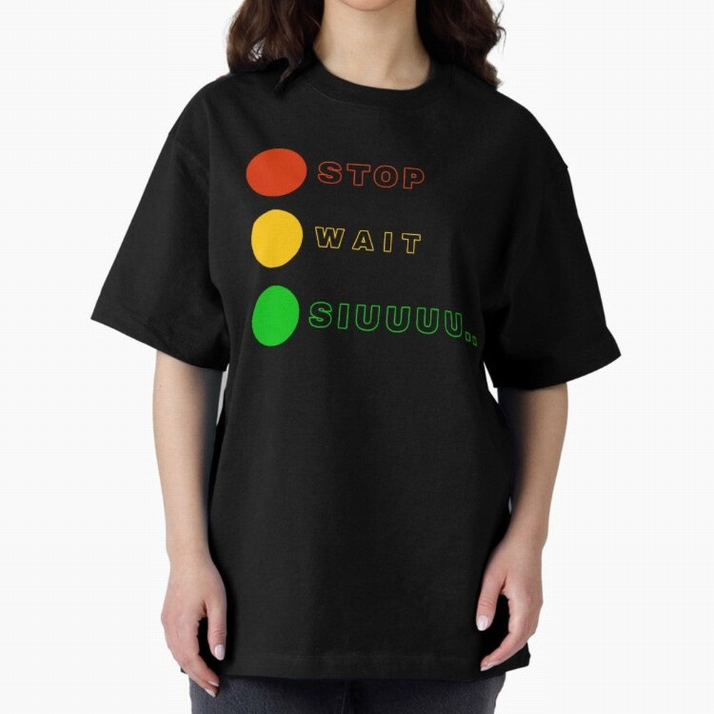 Stop wait siuuu Cristiano ronaldo suiii Oversized T-Shirt Celebrate the Next Chapter of Global Football Passion for FIFA World Cup 2026 USA Canada Mexico, Built around Messi and Cristiano Ronaldo, Portugal, Spain and Germany, Tournament Hype,