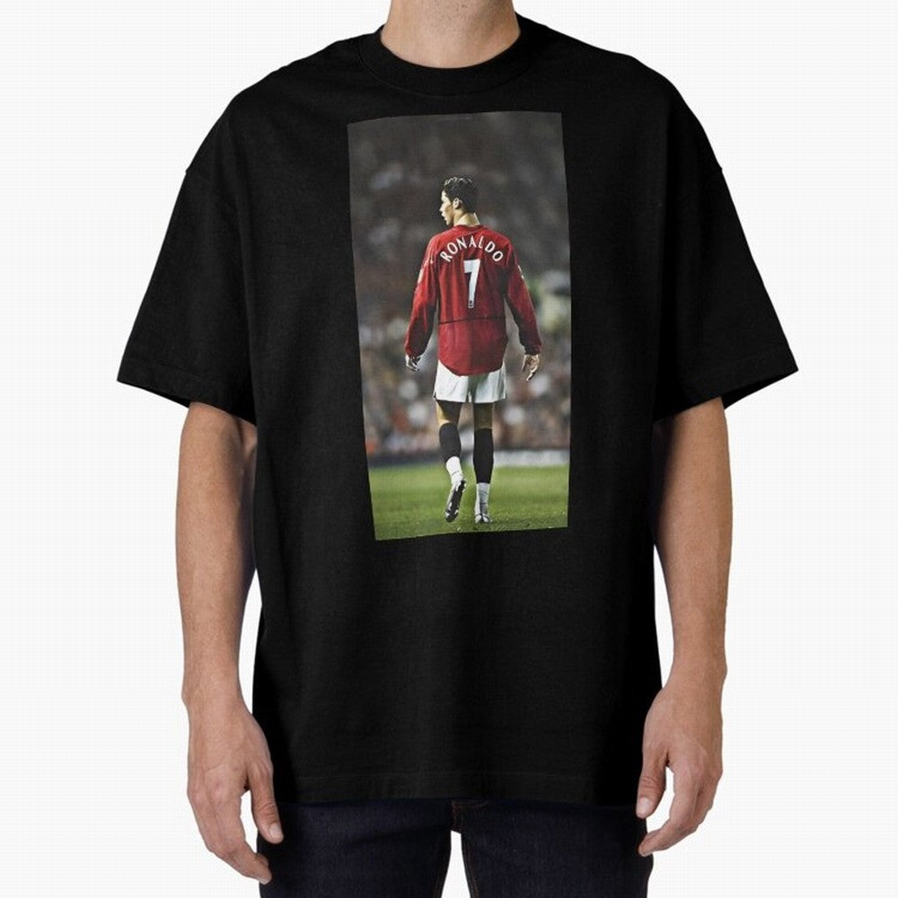 Cr7 Oversized T-Shirt Make Your Look Match Global Football Passion for FIFA World Cup 2026, Featuring Neymar, Haaland and Cristiano Ronaldo, England, Vintage Soccer Flavor, Modern Football Stars, National Flags and Final Night Emotion; Created for