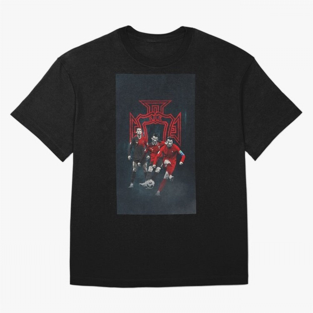 Art CR7 Wallpaper Oversized T-Shirt Follow the Final Road of the FIFA World Cup 2026 Group Stage Journey through Mbappe Highlights, England and Germany Pride, Classic Soccer Heritage, Championship Pressure, Fan Loyalty and International Pride;