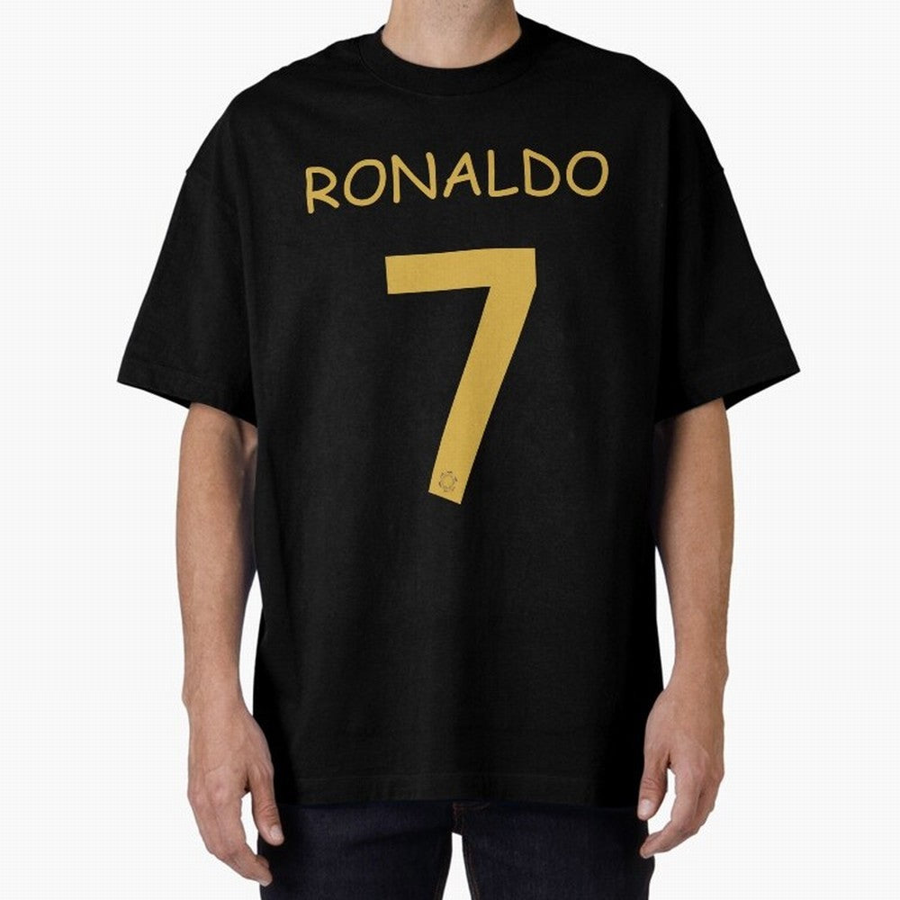 Cristiano Ronaldo shirt - al nassr 2023 Oversized T-Shirt Make Memories around Global Football Passion for FIFA World Cup 2026 Group Stage, Filled with Messi, Neymar and Mbappe, Brazil, Worldwide Fan Energy, Dramatic Goals, Stadium Lights and