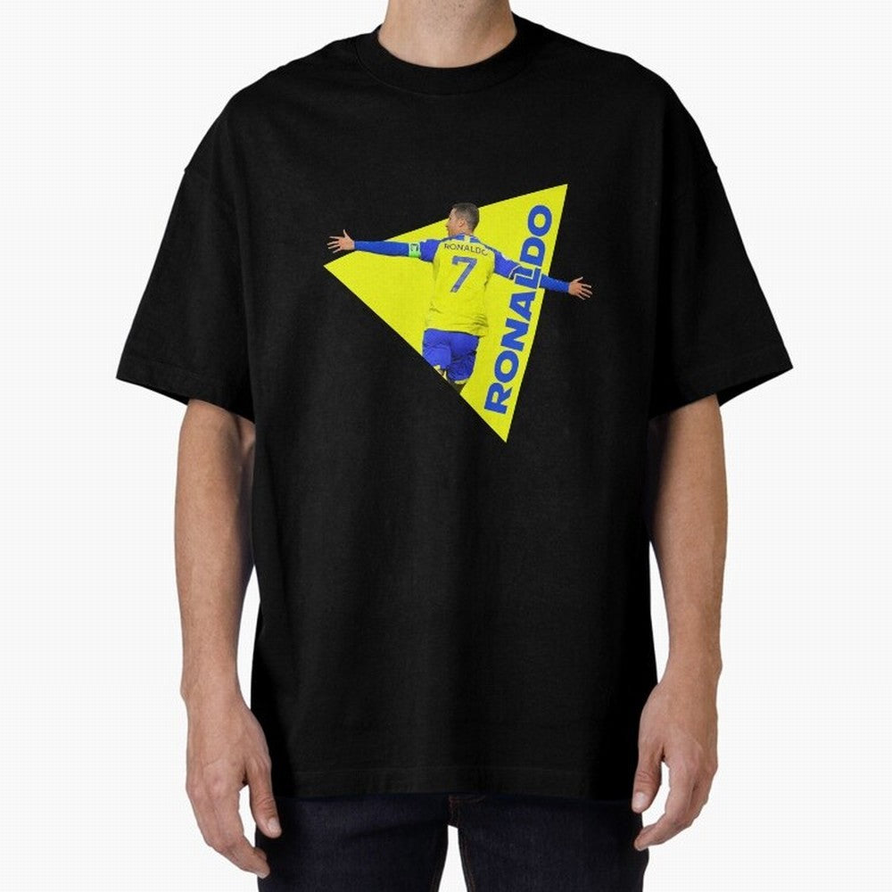 Cristiano Ronaldo Oversized T-Shirt Turn Every Weekend Toward Match Day Hype around FIFA World Cup 2026, CR7 and Messi, Spain, Supporter Pride, Iconic Celebrations, Legendary Names and Global Match Day Energy; Created for Match Day Parties, Soccer