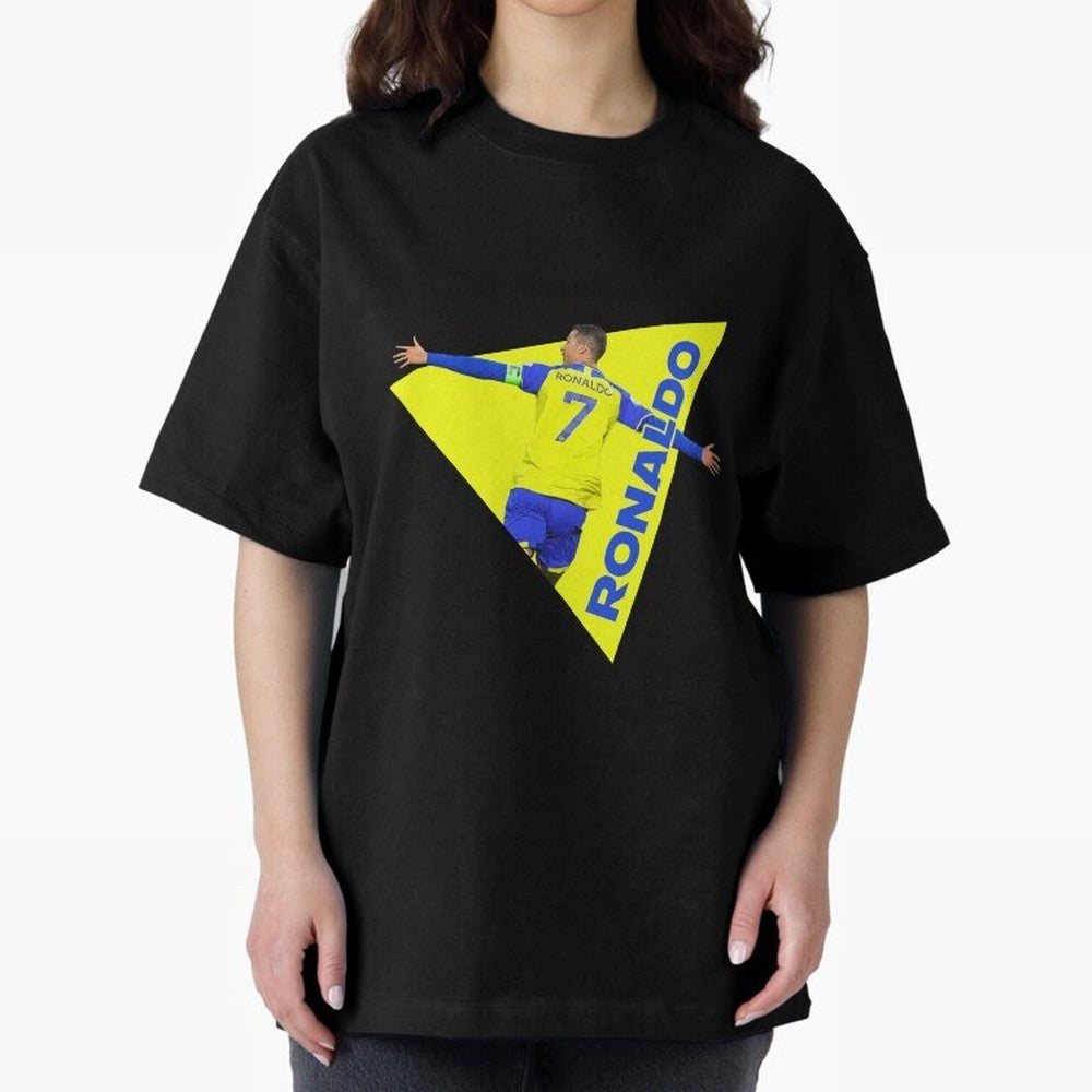 Cristiano Ronaldo Oversized T-Shirt Turn Every Weekend Toward Match Day Hype around FIFA World Cup 2026, CR7 and Messi, Spain, Supporter Pride, Iconic Celebrations, Legendary Names and Global Match Day Energy; Created for Match Day Parties, Soccer