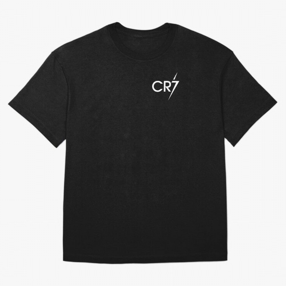 CR7 Black Oversized T-Shirt Fuel Your Fan Pride for FIFA World Cup 2026 USA Canada Mexico Featuring Mbappe and Neymar, Argentina Energy, Worldwide Fan Energy, Dramatic Goals, Stadium Lights and Championship Celebrations; Ideal for Passionate Fans