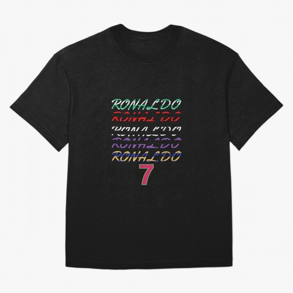 LOVE CR7 RONALDO - ALL CAREER Oversized T-Shirt Share the Excitement of Match Day Hype around FIFA World Cup 2026 USA Canada Mexico, Messi, Neymar and Mbappe, Spain and Netherlands, Sports Nostalgia, International Competition, Famous Players and