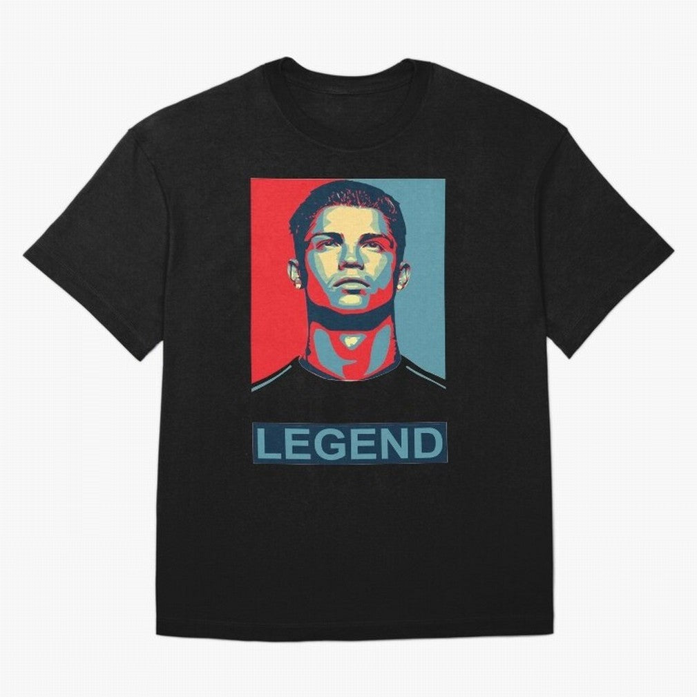 cristiano ronaldo legend Oversized T-Shirt Make Game Day About Global Football Passion for FIFA World Cup 2026, Centered on Messi, CR7 and Mbappe, Argentina, France and Brazil, Championship Spirit, Famous Goals, Roaring Crowds and International