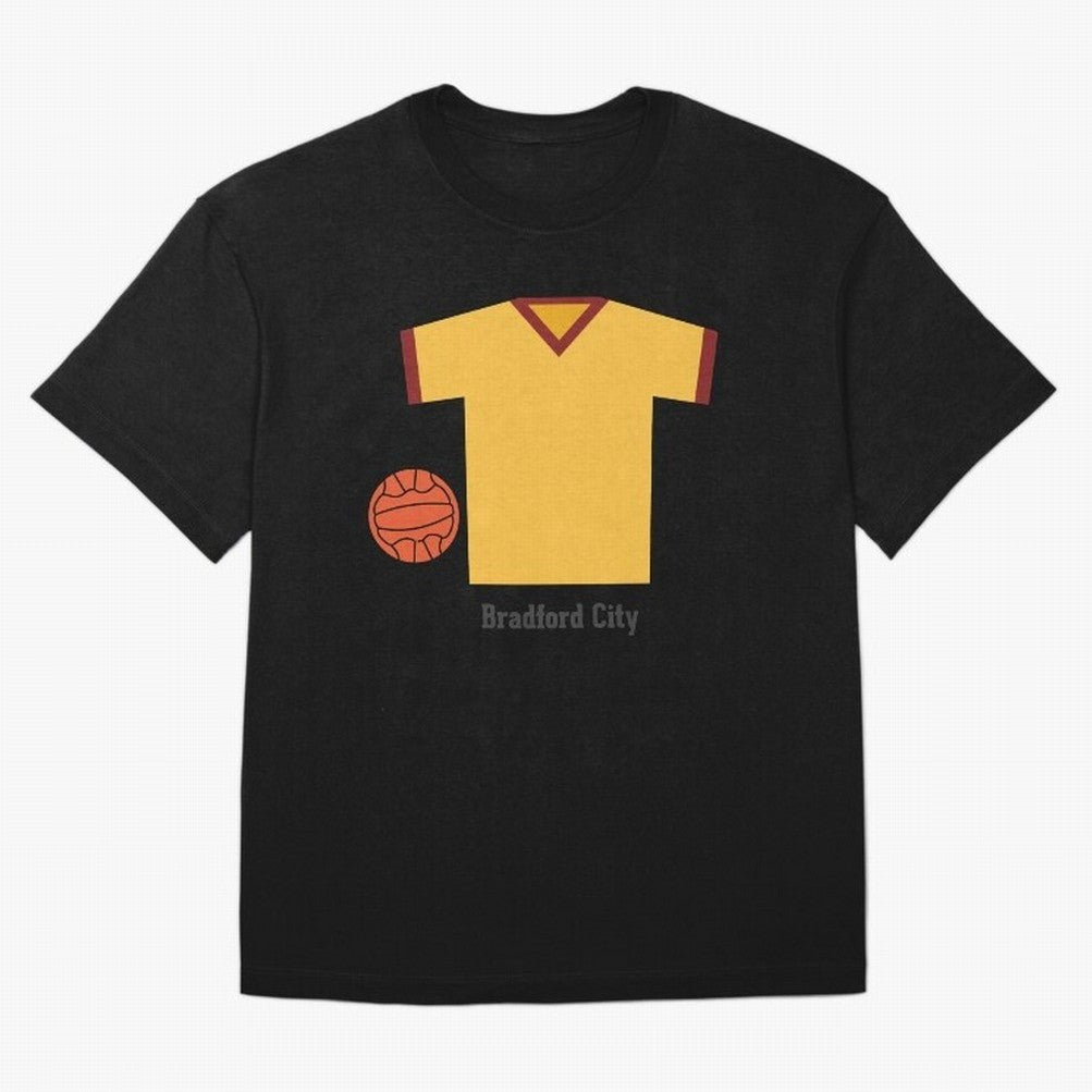 Bradford City Oversized T-Shirt Experience the Global Stage of FIFA World Cup 2026 Spirit, Filled with Portugal, Spain and Germany, Neymar, Game Day Rituals, Football Legends, Country Pride and the Road to the Final; Great for Watch Parties, Sports